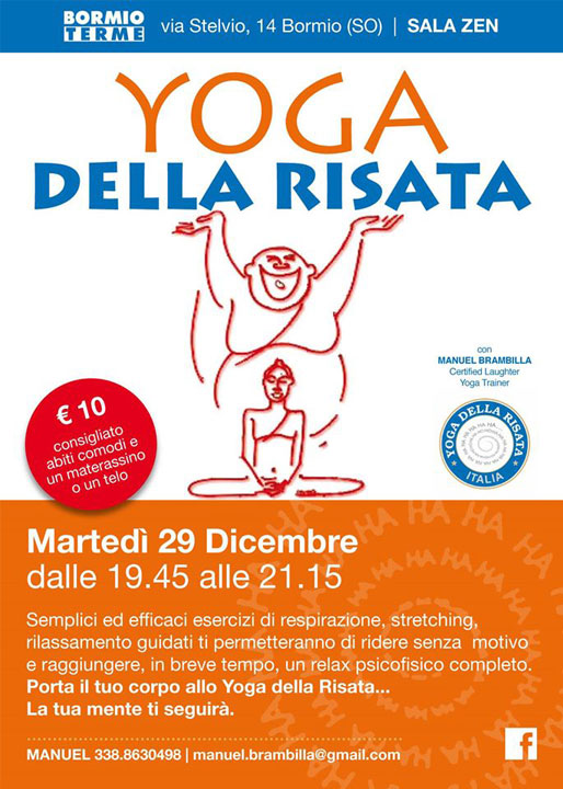 Ridere con lo yoga a Bormio