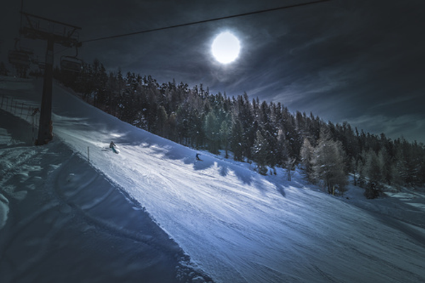 sci notturno a Bormio