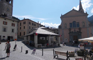 Piazza Cavour e il Kuerc - Bormio