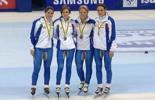 Short track Bormio Bronzo