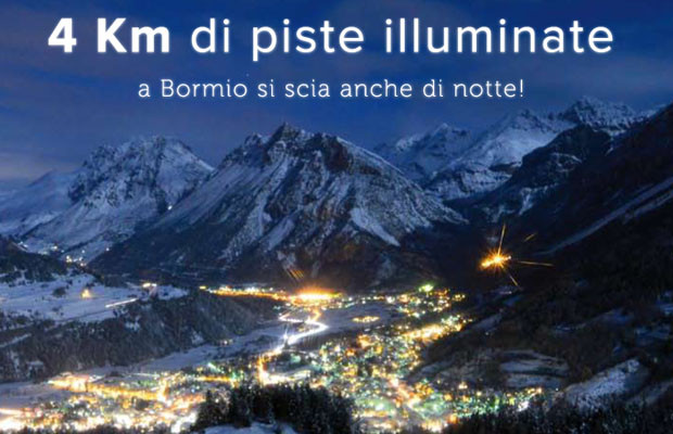 sci in notturna Bormio