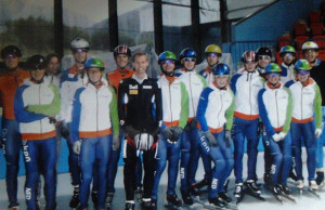 short track a Bormio palaghiaccio