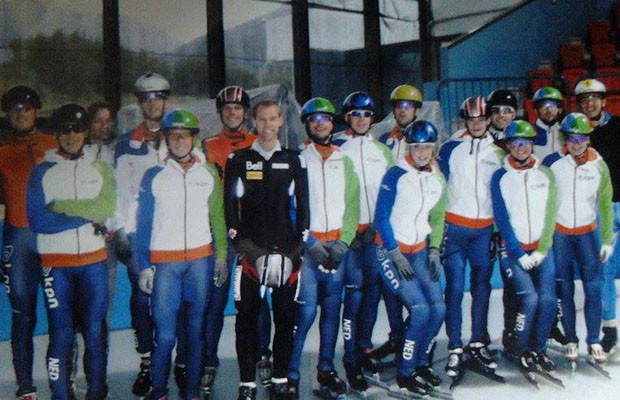 short track a Bormio palaghiaccio