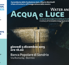 Mostra a Bormio: Acqua e Luce
