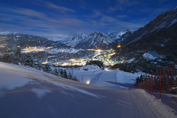 Sci in notturna a Bormio