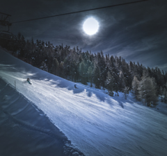 sci notturno a Bormio